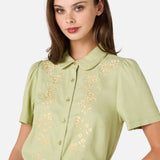Whimsical Embroidered Blouse
