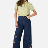 Whimsical Embroidered Blouse
