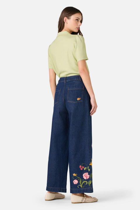 Whimsical Embroidered Blouse