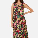 Tiana Tree Frog Midi Dress