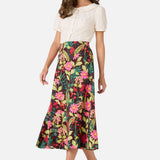 Tiana Tree Frog Midi Skirt