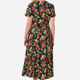 Apple Blossom Midi Dress