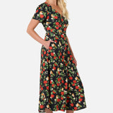 Apple Blossom Midi Dress