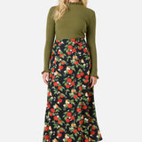 Apple Blossom Midi Skirt