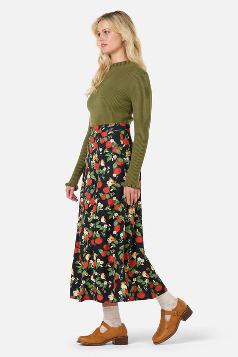 Apple Blossom Midi Skirt