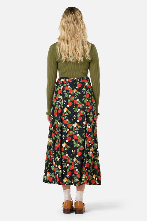 Apple Blossom Midi Skirt