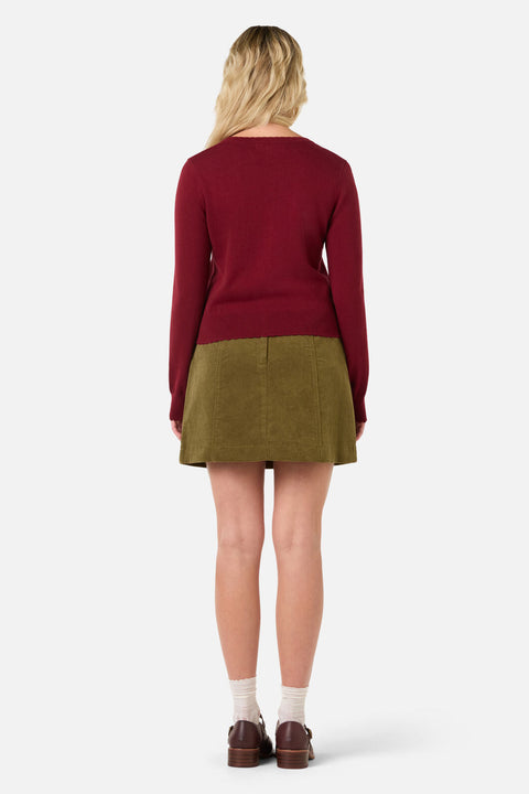 Apple & Robin Embroidered Cardigan