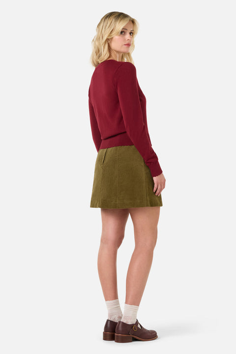 Apple & Robin Embroidered Cardigan