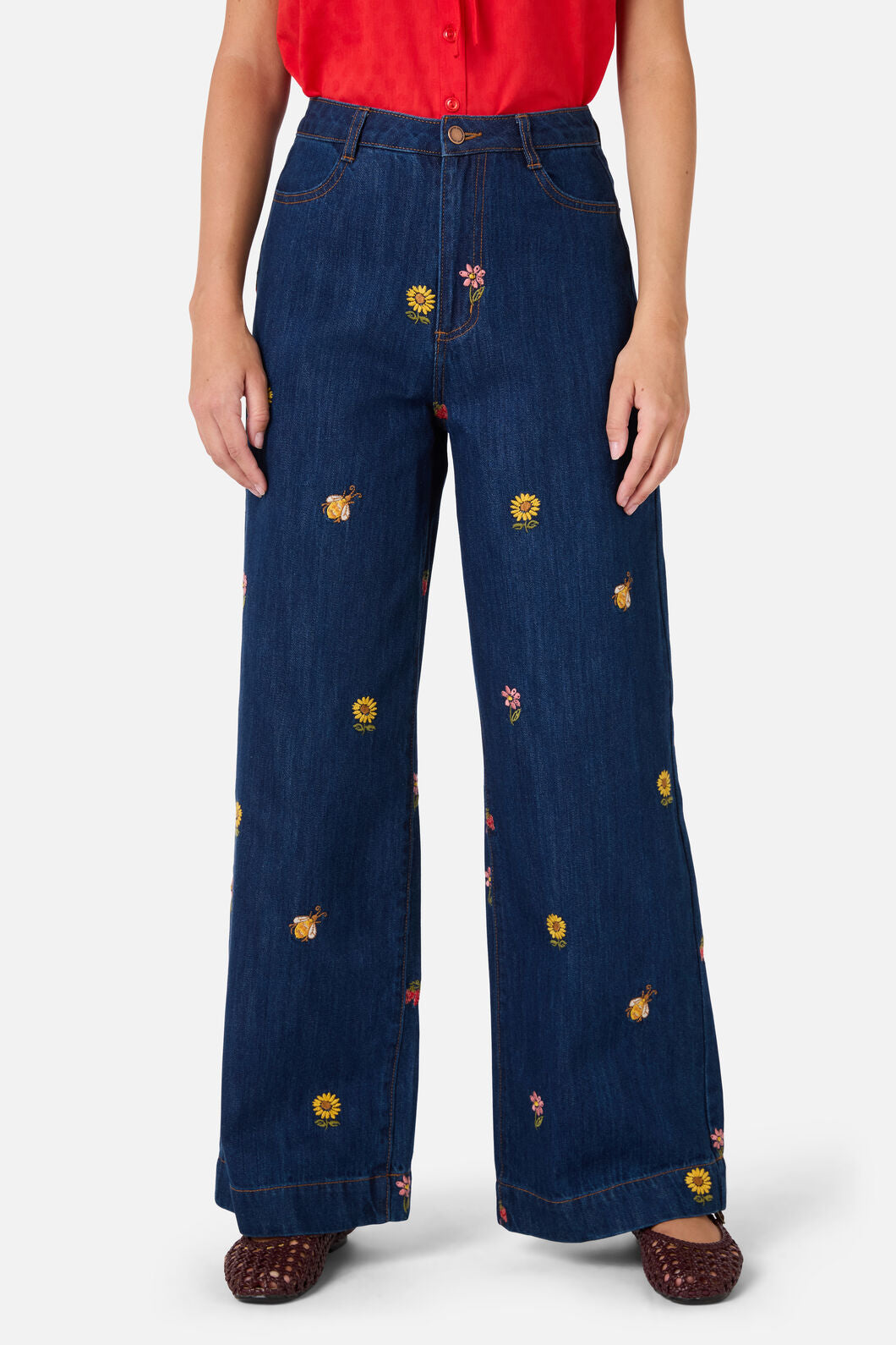 Honey Bee Embroidered Jean – ModCloth