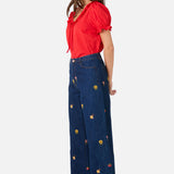 Honey Bee Embroidered Jeans