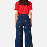 Honey Bee Embroidered Jeans