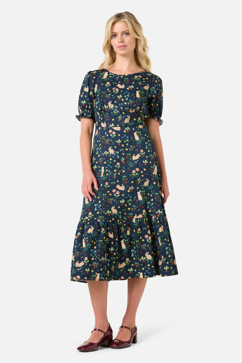 Lola Rabbit Midi Dress