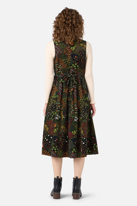 Rolling Hills Corduroy Midi Dress