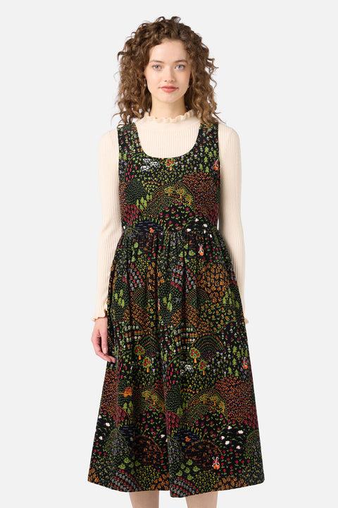 Rolling Hills Corduroy Midi Dress