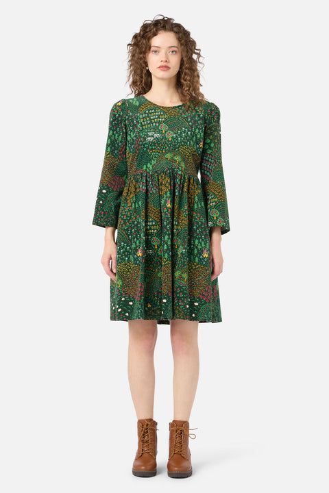 Rolling Hills Cord Smock Dress