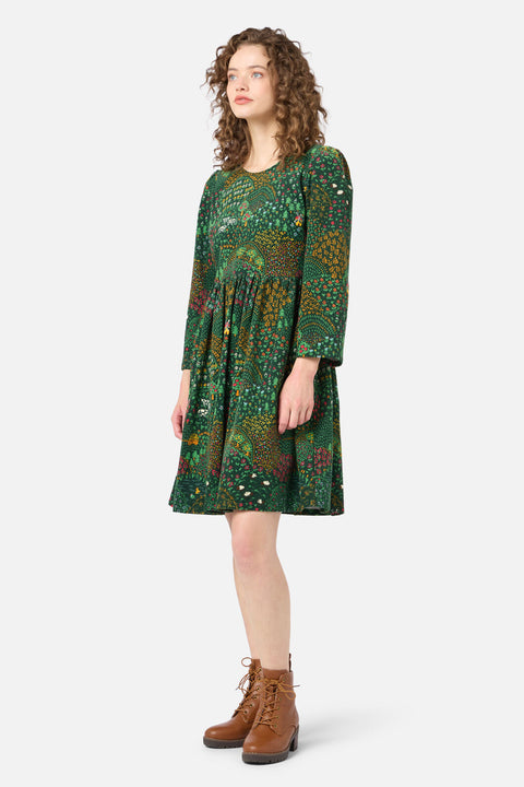 Rolling Hills Corduroy Smock Dress