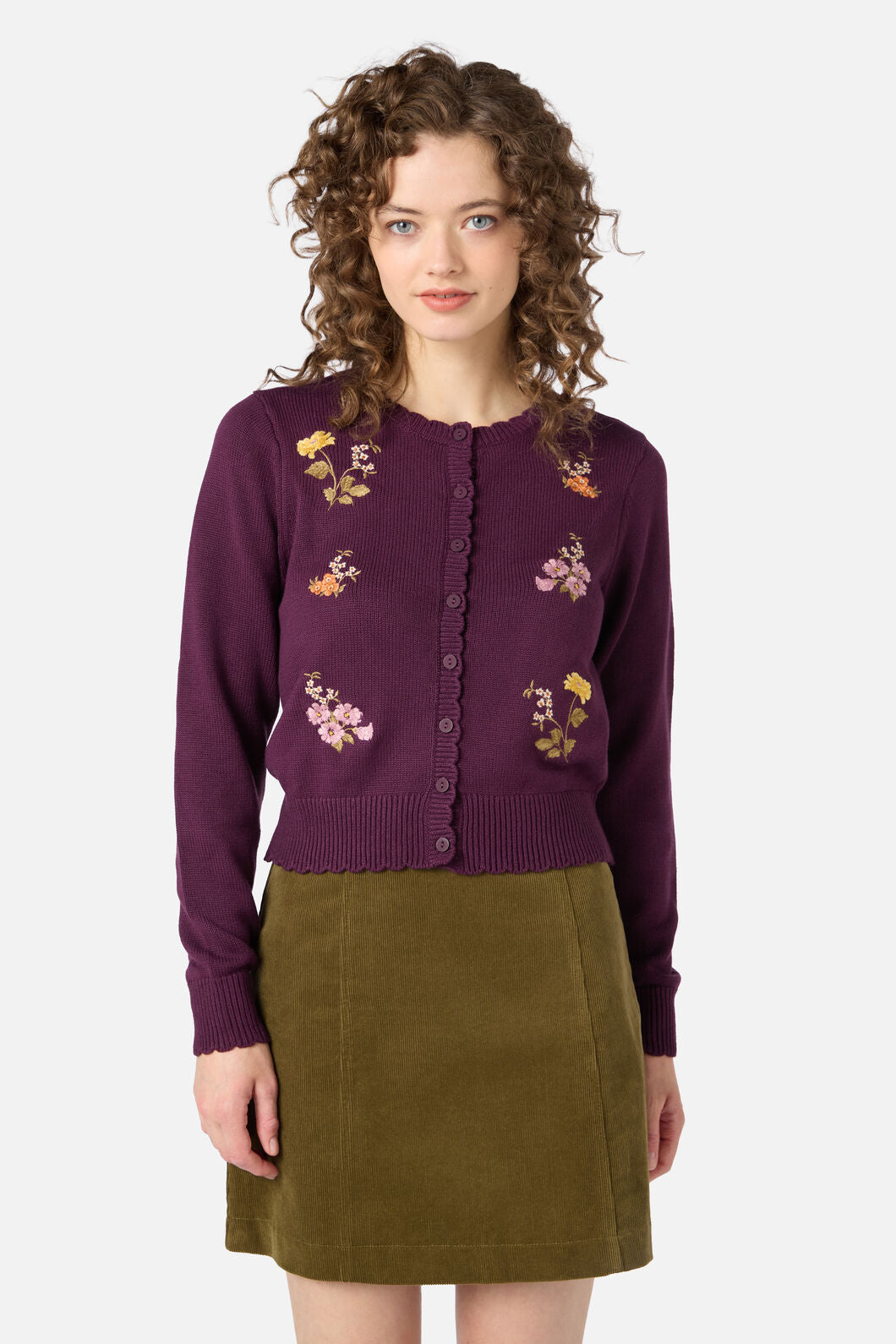 Winona Flower Embroidered Cardigan – ModCloth
