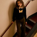 Butterfly Embroidered Sweater