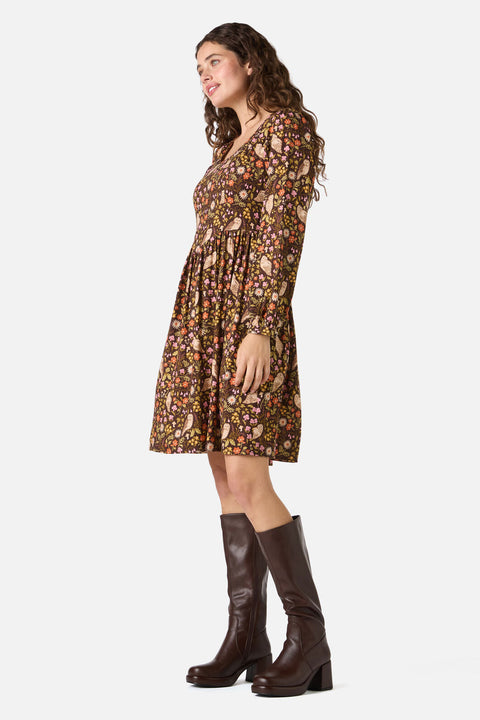 Forest Owl Mini Dress