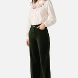 Owl Embroidered Blouse