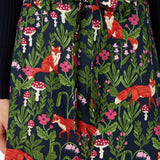 Fancy Foxes Midi Skirt