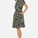 Iris Ditsy Tea Dress