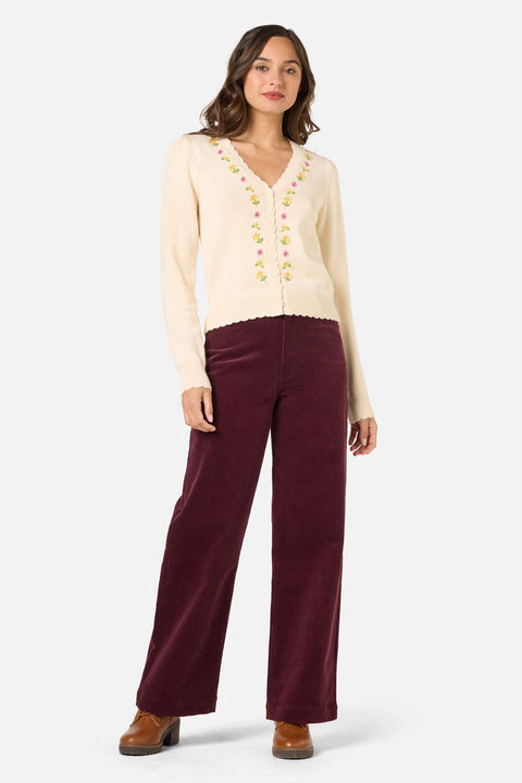 Iris Embroidered Cardigan