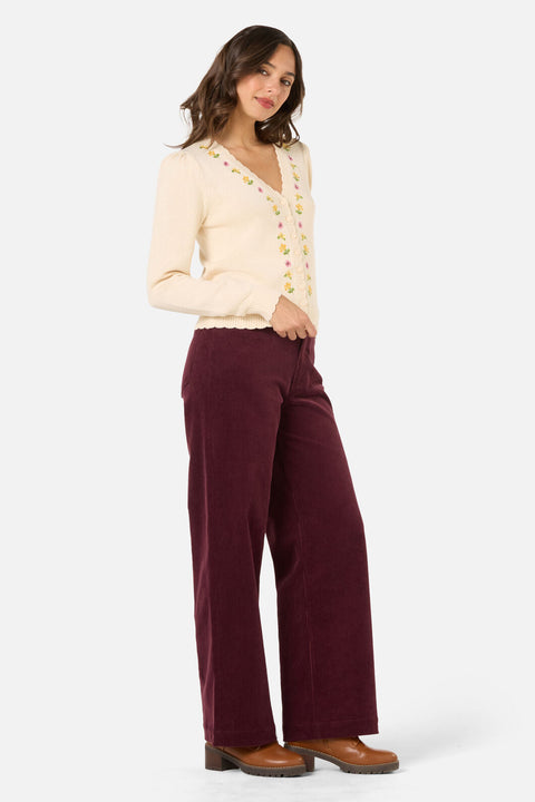 Iris Embroidered Cardigan