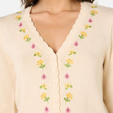 Iris Embroidered Cardigan