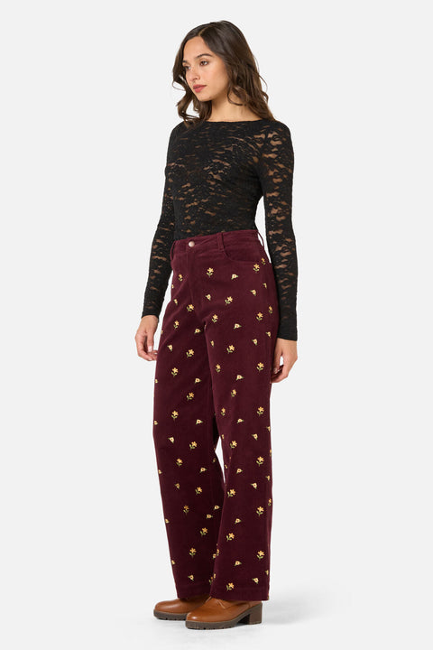 Suzie Long Sleeve Sheer Lace Top