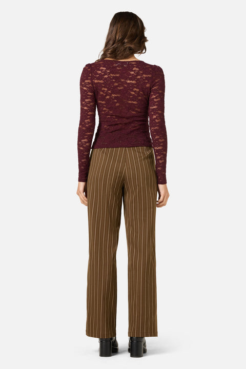 Suzie Long Sleeve Sheer Lace Top