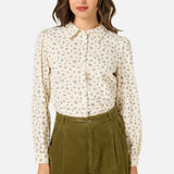 Lani Ditsy Long Sleeve Blouse