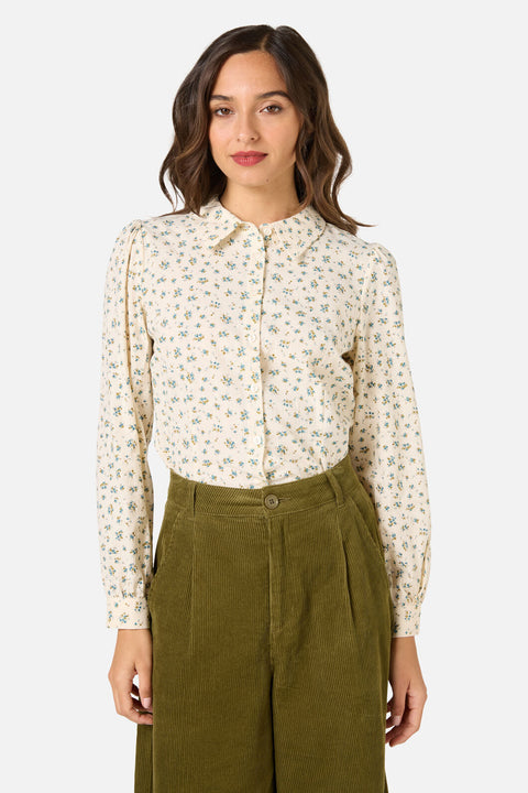 Lani Ditsy Long Sleeve Blouse