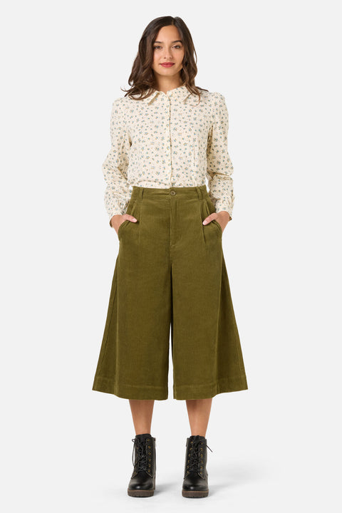 Lani Ditsy Long Sleeve Blouse