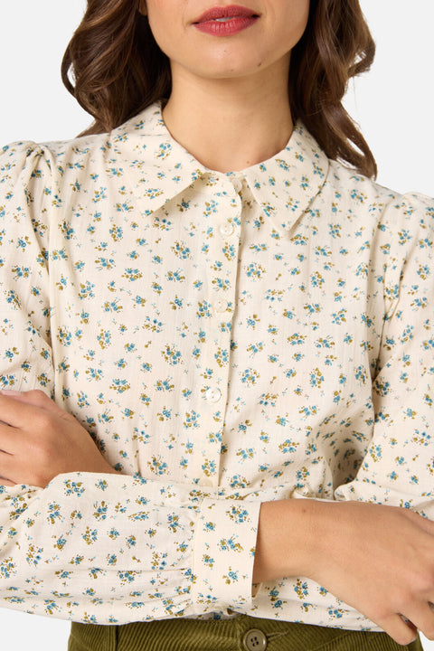 Lani Ditsy Long Sleeve Blouse