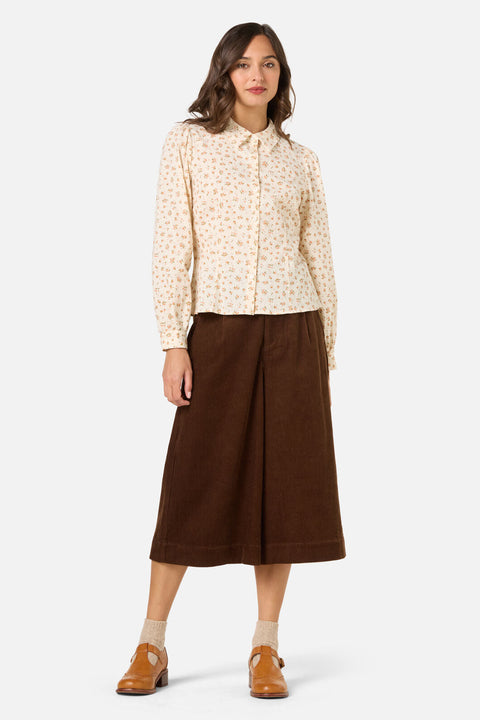 Lani Ditsy Long Sleeve Blouse