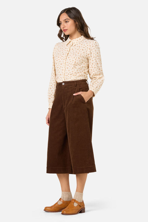 Lani Ditsy Long Sleeve Blouse