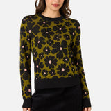 Donna Flower Knit Sweater