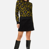 Donna Flower Knit Sweater