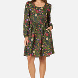 Joelle Folk Floral Mini Dress