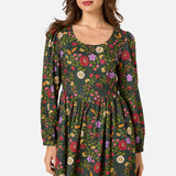 Joelle Folk Floral Mini Dress
