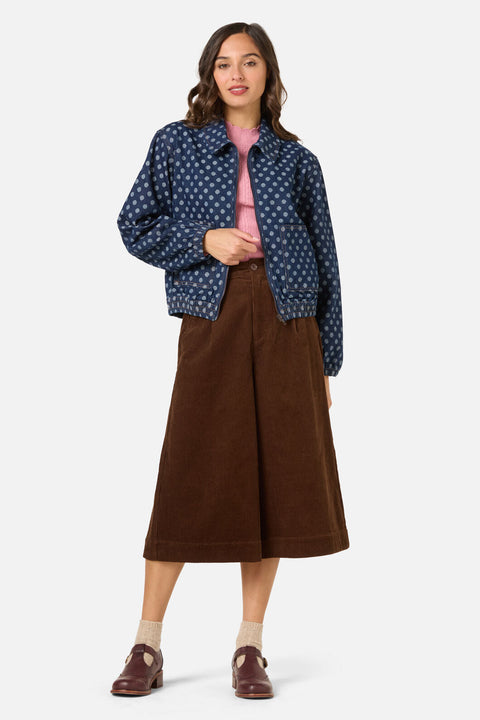 Polka Spot Denim Jacket