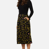 Donna Flower Corduroy Culotte