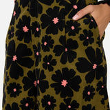 Donna Flower Corduroy Culotte