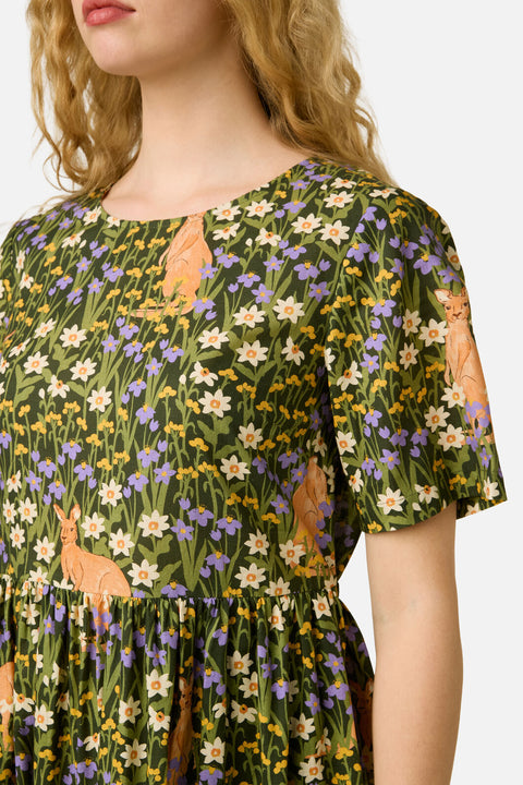 Kangaroo & Flora Smock Dress