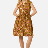 Kangaroo & Flora Shirt Dress