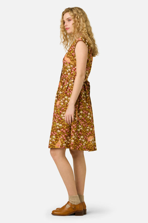 Kangaroo & Flora Shirt Dress