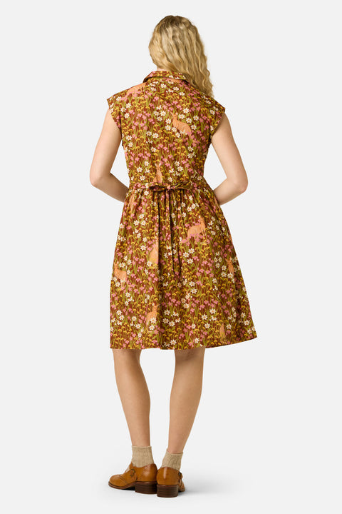 Kangaroo & Flora Shirt Dress