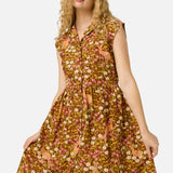 Kangaroo & Flora Shirt Dress