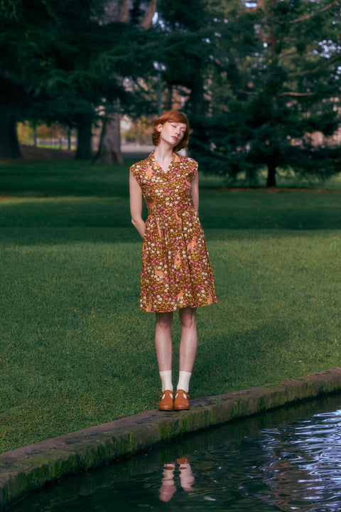 Kangaroo & Flora Shirt Dress